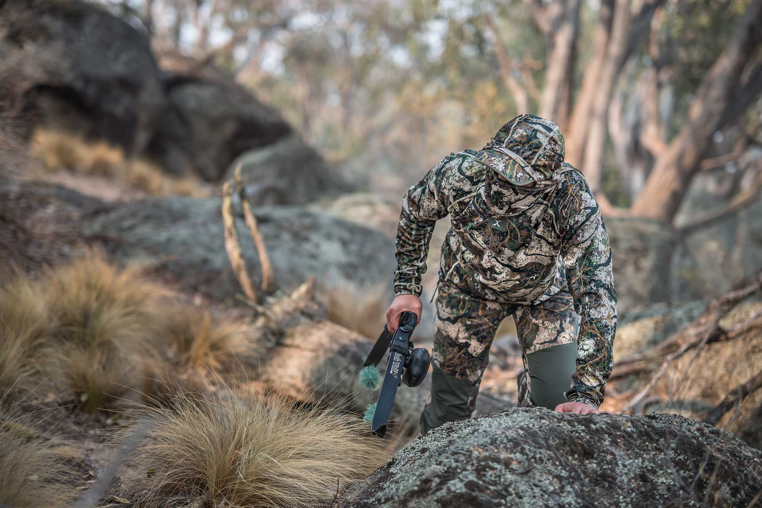 camo thermal hoodie