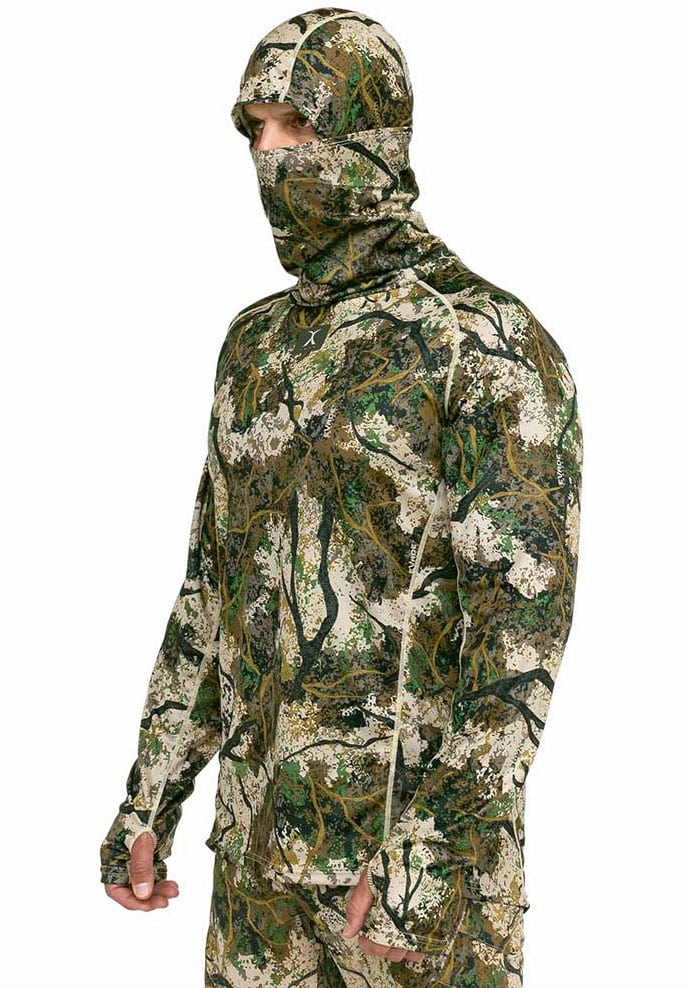 camo thermal hoodie